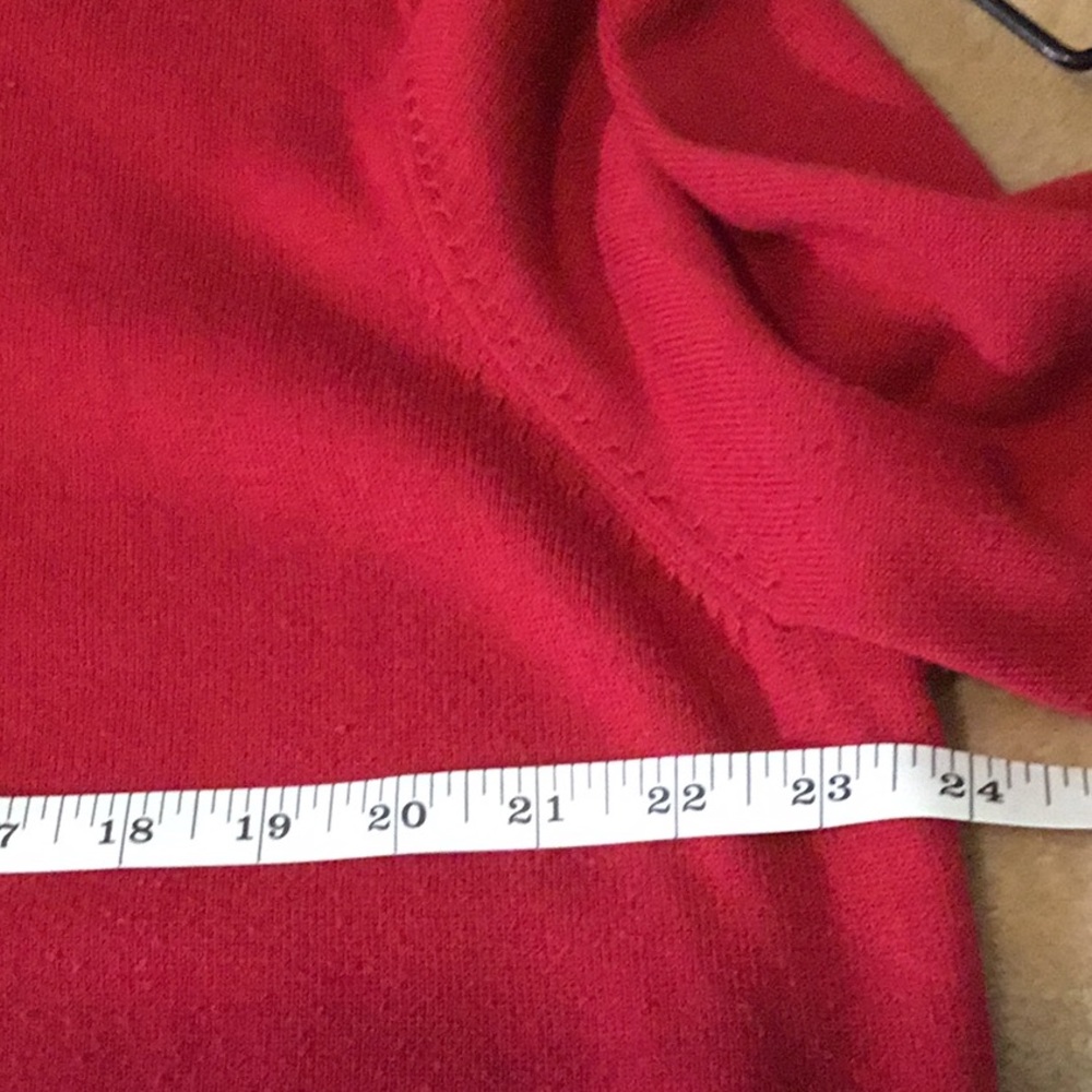 Casual Corner Red Cardigan Twin Sweater Set - Picture 7 of 11